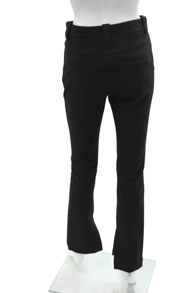 A.L.C. Unisex Black Dress Pants Button Closure Size 0