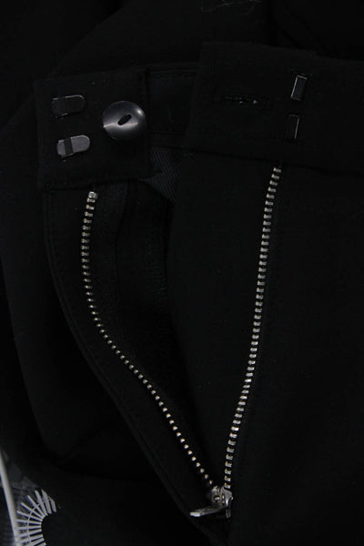 A.L.C. Unisex Black Dress Pants Button Closure Size 0