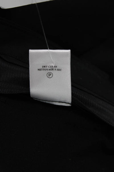 A.L.C. Unisex Black Dress Pants Button Closure Size 0