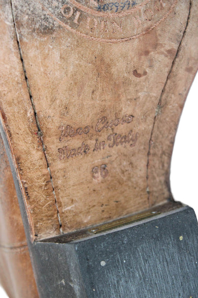 Golden Goose Deluxe Brand Womens Leather Cowboy Ankle Boots Brown Size 36 6