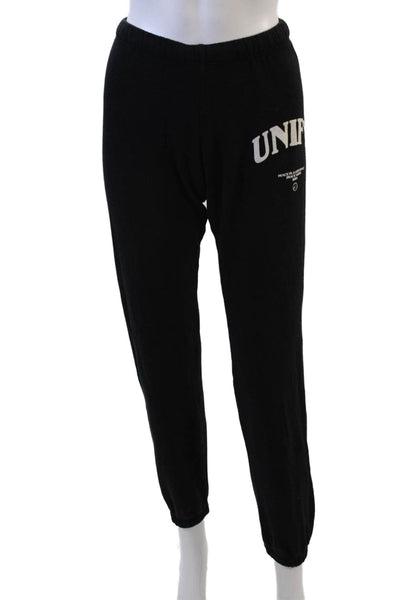 WSLY Womens Long Sleeves Hooded Sweat Suit Black Size Extra Extra Small