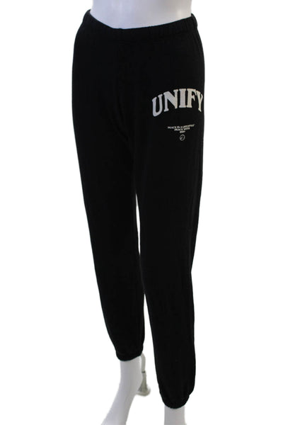 WSLY Womens Long Sleeves Hooded Sweat Suit Black Size Extra Extra Small