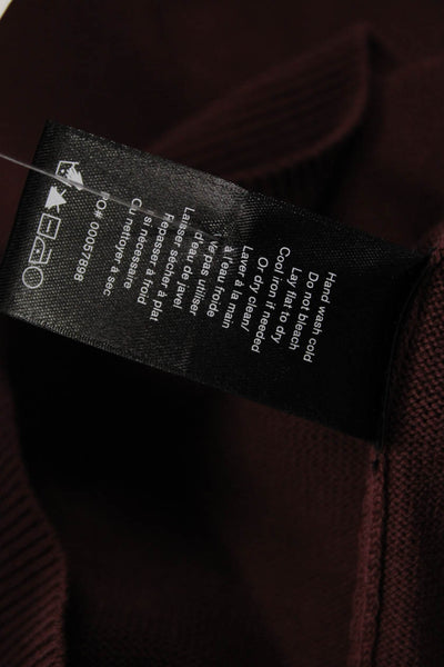 Rag & Bone Mens Brown Cotton Crew Neck Pullover Sweater Long Sleeve Size M