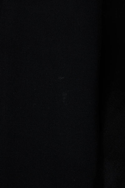 Vince Womens Black Collared Button Wool Blend Blazer Long Sleeve Size 6