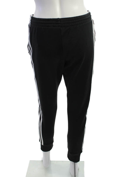 Adidas Mens Jogger Sweatpants Black Drawstring Polyester Cotton Size S
