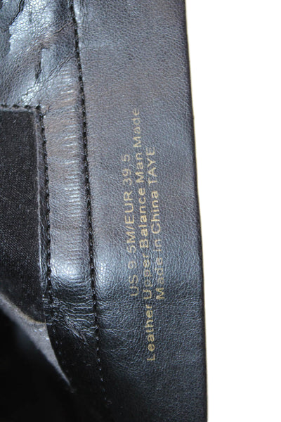 Sam Edelman Womens Rounded Toe Zip Block Booties Black Size 9.5