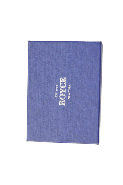 Royce Mens Leather Slot Mini Card Holder Wallet Black