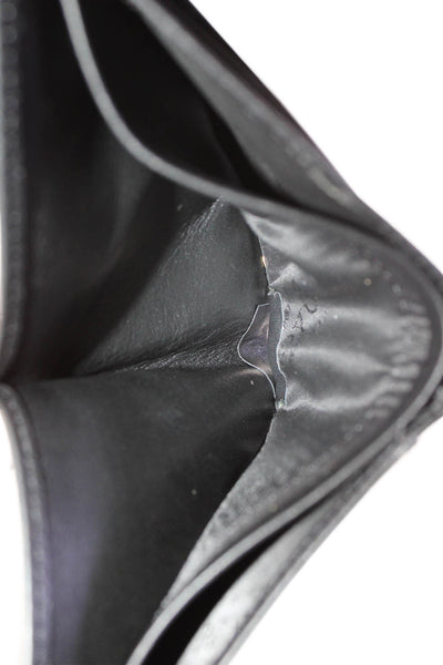 Royce Mens Leather Compartment Card Holder Wallet Black