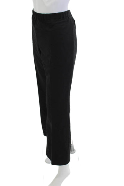Peace of Cloth Women Dress Pants Black Cotton Linen Size L