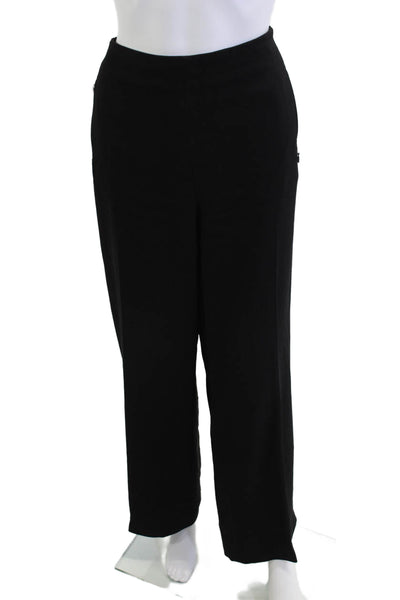Elie Tahari Women Dress Pants Black Hook & Eye 70% Triacetate Size 12