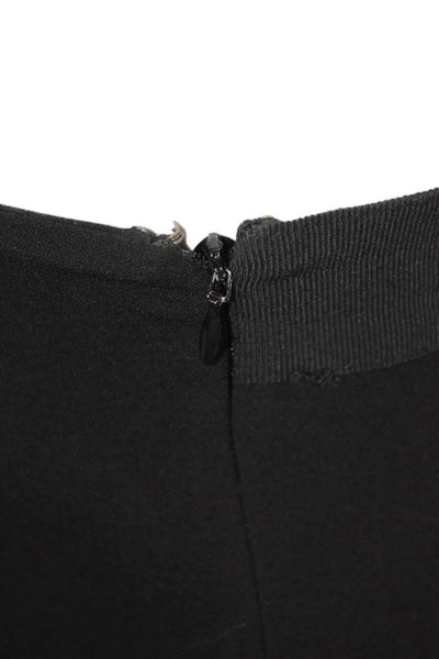 Elie Tahari Women Dress Pants Black Hook & Eye 70% Triacetate Size 12