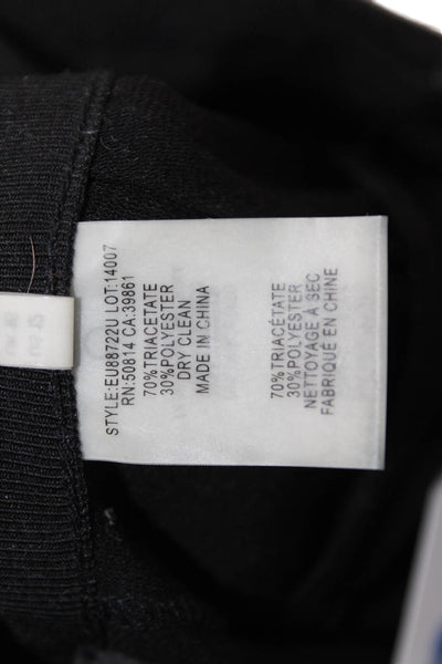 Elie Tahari Women Dress Pants Black Hook & Eye 70% Triacetate Size 12