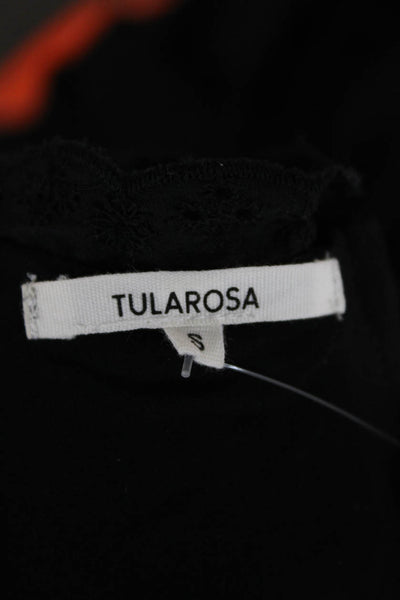 Tularosa Women Maxi Sundress Black 100% Cotton Sleeveless Boho Size S