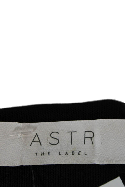 ASTR Women Velvet Floral Square Neck Long Sleeve Bodysuit Size L