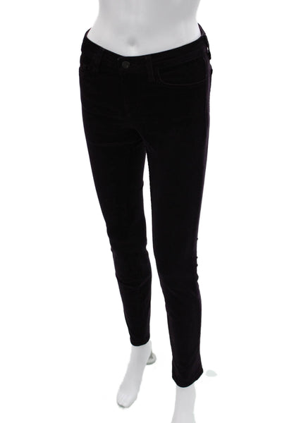 J Brand Womens Black Mid Rise Jeggings 29 Inseam Size 26