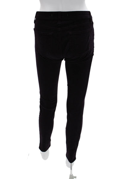 J Brand Womens Black Mid Rise Jeggings 29 Inseam Size 26
