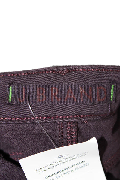 J Brand Womens Black Mid Rise Jeggings 29 Inseam Size 26