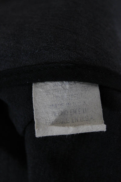 Alvin Valley Women Dress Pants Dark Gray Wool Button Maternity Size 36