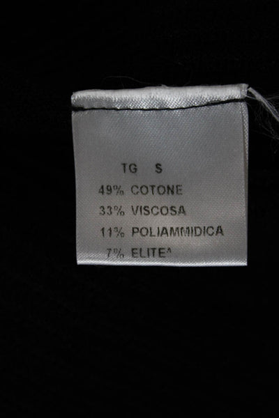 D. Exterior Womens Flare Pettiskirt Short Black Size S