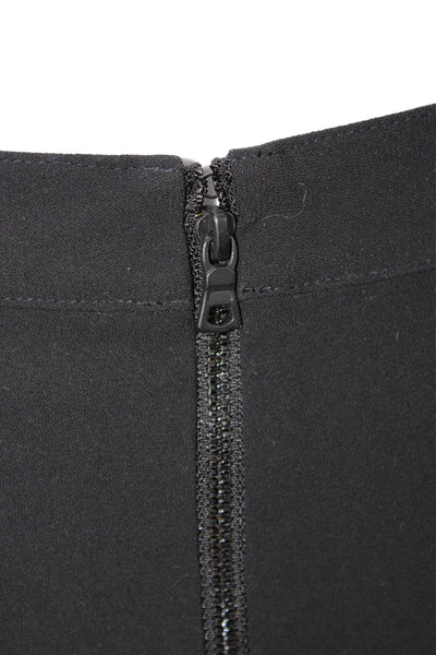 Alice + Olivia Womens Pleated Maxi Pants Black Polyester Size 10