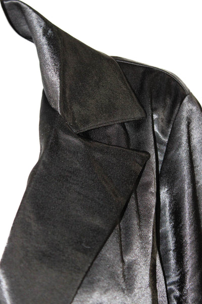 Velvet Heart Women Classic Black Collared Polyester Blazer Long Sleeve Size M