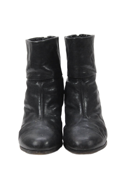 Rag & Bone Womens Leather Pointed Toe Boots Black Size 39.5 9.5