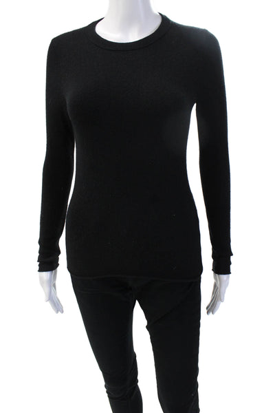 J Crew Women Pullover Wool Sweater Black Size S