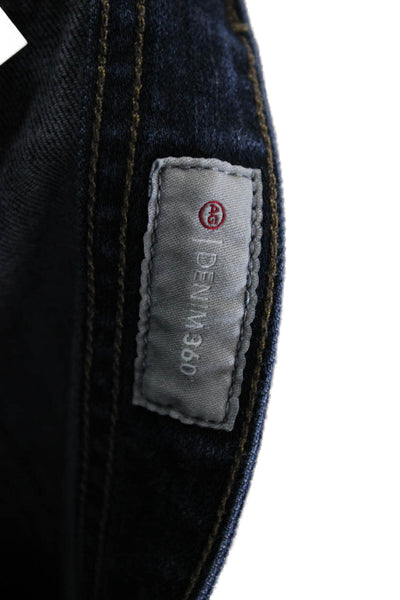 AG Adriano Goldschmied Mens Straight Tapered Dark Blue Jeans Size 31