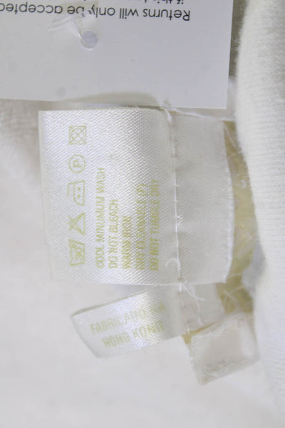 Escada Margaretha Ley Women Maxi Tank Dress White 100% Cotton Size 38