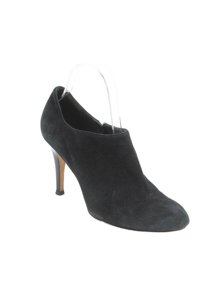 Cole Haan Womens Suede Zip Up Ankle Booties Black Size 8.5 B