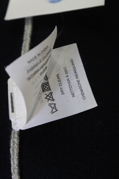 J Crew Womens Pullover Sweater Merino Wool Gray Round Neck Long Sleeve Size M
