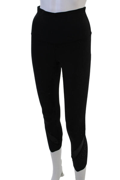 Lululemon Womens Maternity Ankle Leggings Black Nylon Size 4