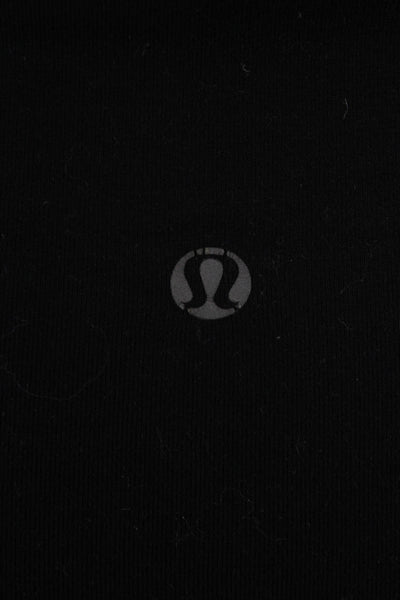 Lululemon Womens Maternity Ankle Leggings Black Nylon Size 4