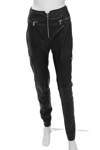 Tiger Mist Womens Black Biker Jogger Pants Size M