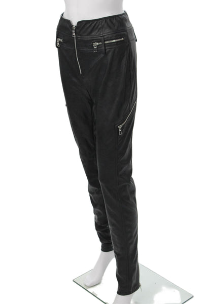 Tiger Mist Womens Black Biker Jogger Pants Size M