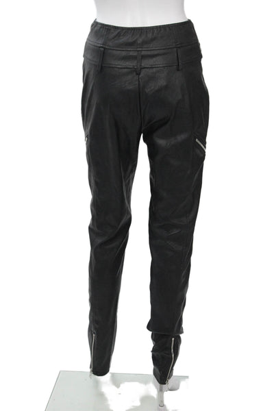 Tiger Mist Womens Black Biker Jogger Pants Size M