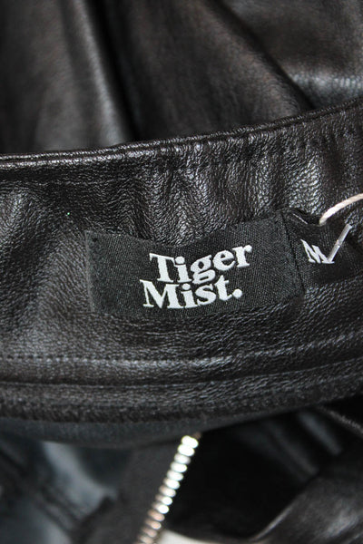 Tiger Mist Womens Black Biker Jogger Pants Size M