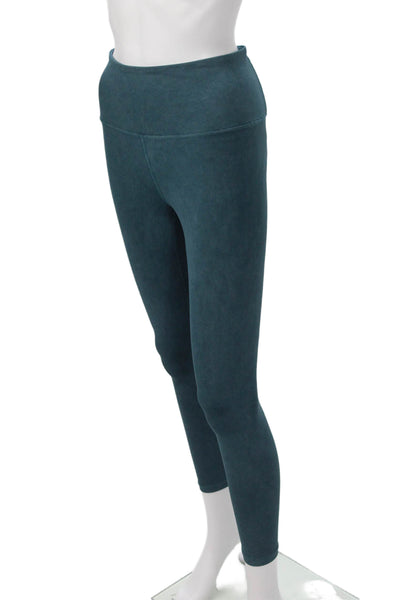 Athleta Women Ankle Leggings Green Nylon Spandex Size S