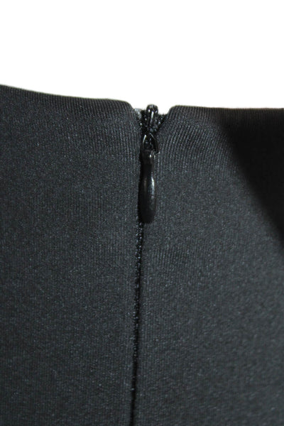 Good American Womens Straight Pencil Midi Skirt Black Size 2