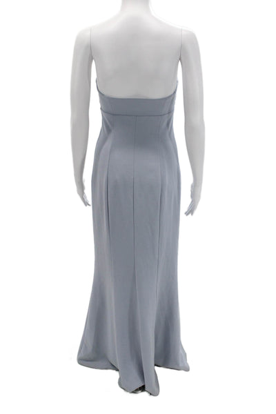 Show Me Your Mumu Womens Maxi Sheath Dress Gray Sleeveless Wedding Size XS