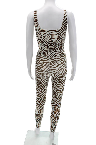 All Access Women Ankle Jegging Brown Animal Print Size XS