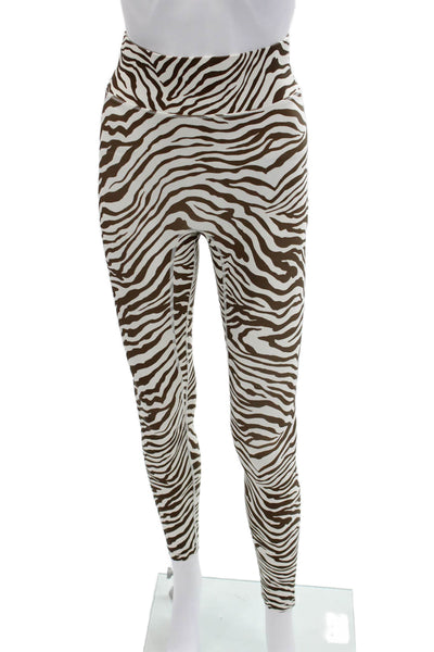 All Access Women Ankle Jegging Brown Animal Print Size XS