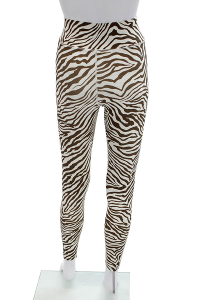 All Access Women Ankle Jegging Brown Animal Print Size XS