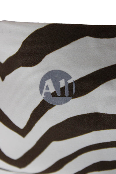 All Access Women Ankle Jegging Brown Animal Print Size XS