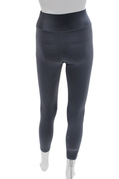 All Access Women Ankle Leggings Dark Gray Nylon Spandex Size S