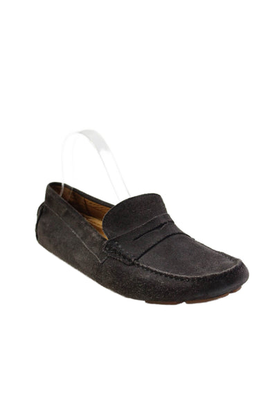 The Men's Store at Bloomingdale's Mens Suede Slip On Loafers Brown Size 9.5M