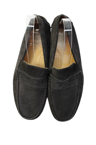 The Men's Store at Bloomingdale's Mens Suede Slip On Loafers Brown Size 9.5M