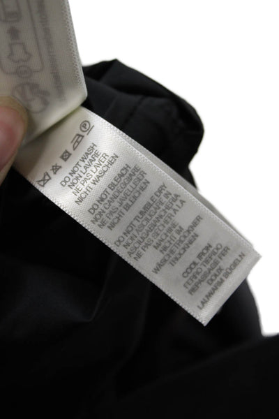 Paul Smith Mens Raincoat Windbreaker Black Collared Long Sleeve Button Size M