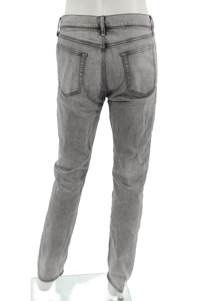 Rag & Bone Mens Straight Jeans Gray Button Fly 99% Cotton Size 31