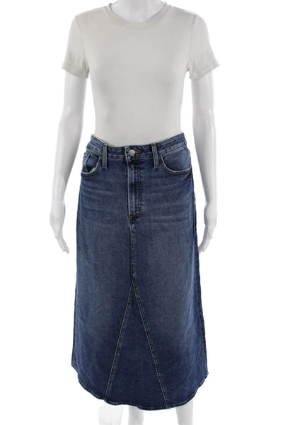 Joes Womens A-Line Maxi Skirt Dark Blue Size 31